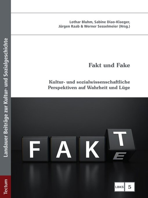 Title details for Fakt und Fake by Lothar Bluhm - Available